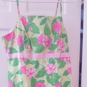 "Vintage" Lily cocktail dress, pink florals